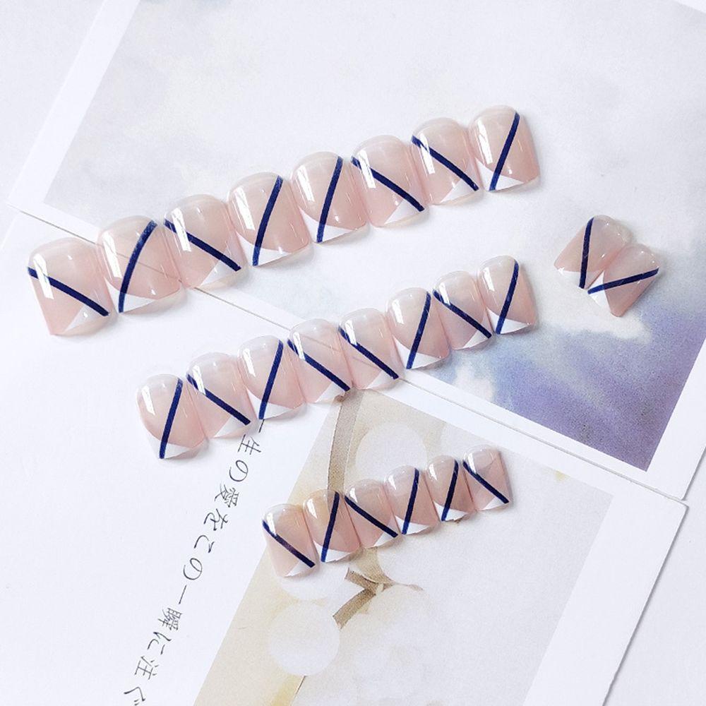 OCEANMAP Toàn Bộ Bộ Móng Tay Giả Hình Hoa Phong Cách Nhật Bản Cho Nữ