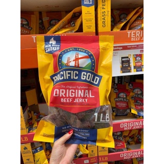 Khô bò mỹ 100% pacific gold original beef jerky, 1gói 454g