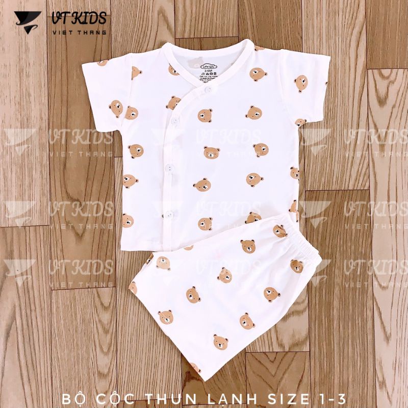 Bộ Cộc Sơ Sinh Chất Peptit Mềm Mát