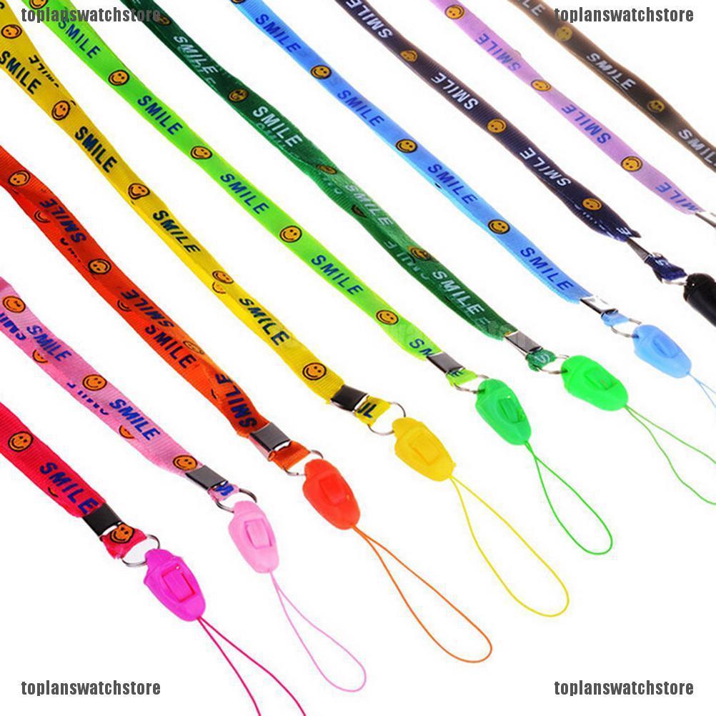 Topl❤❤Cho chúng tôi biết 0 Bộ 10 Dây Đeo Thẻ / Chìa Khóa / Điện Thoại Bằng Nylon