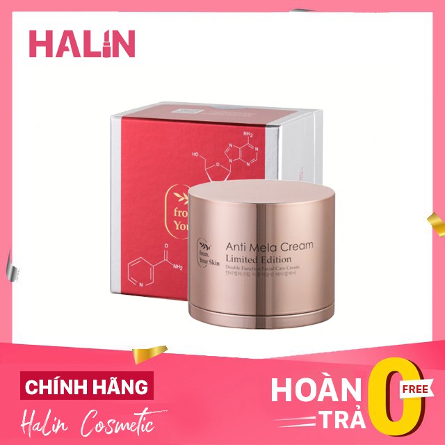 Kem nám huyết tơ tằm Anti Mela Cream Limited Edition Hàn Quốc💖FREESHIP💖Kem nám huyết tơ tằm HALIN024