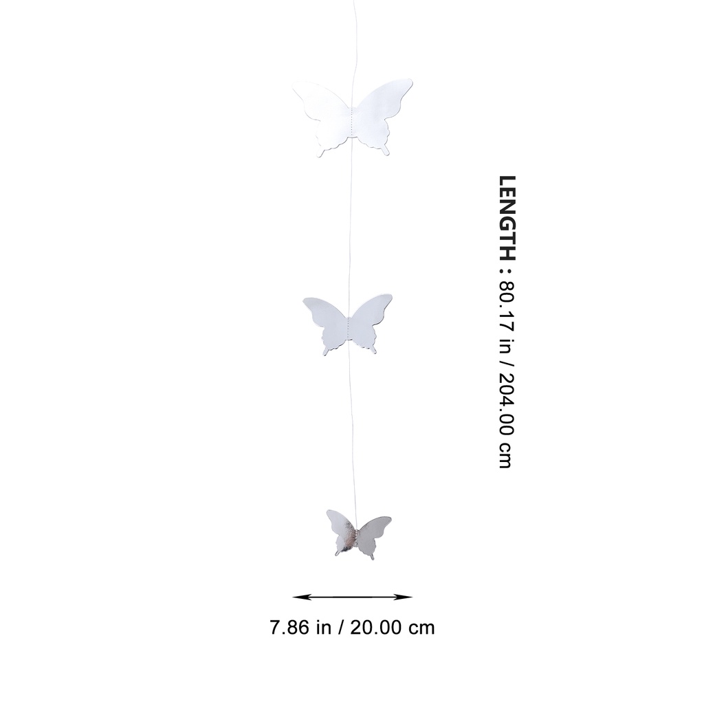 1 Set 3 Pcs 3D Valentine's Day Heart Shape Pendants Wedding Banners Christmas Hanging Decors