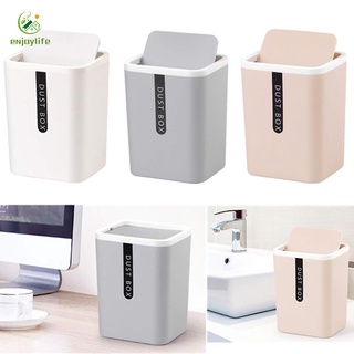 Thùng Rác Nhựa Mini Để Bàn Kèm Vỏ Lắc Tiện Dụng Cho Gia Đình / Văn Phòng