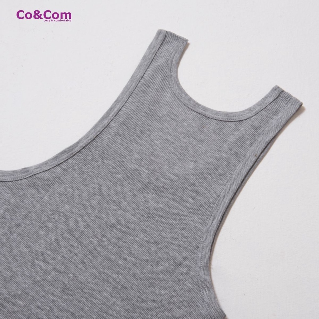 May Ô Nam Áo Ba Lỗ Nam Cotton Tăm Cao Cấp Co&amp;Com ALN8169 Mềm Êm Co Giãn Thoải Mái