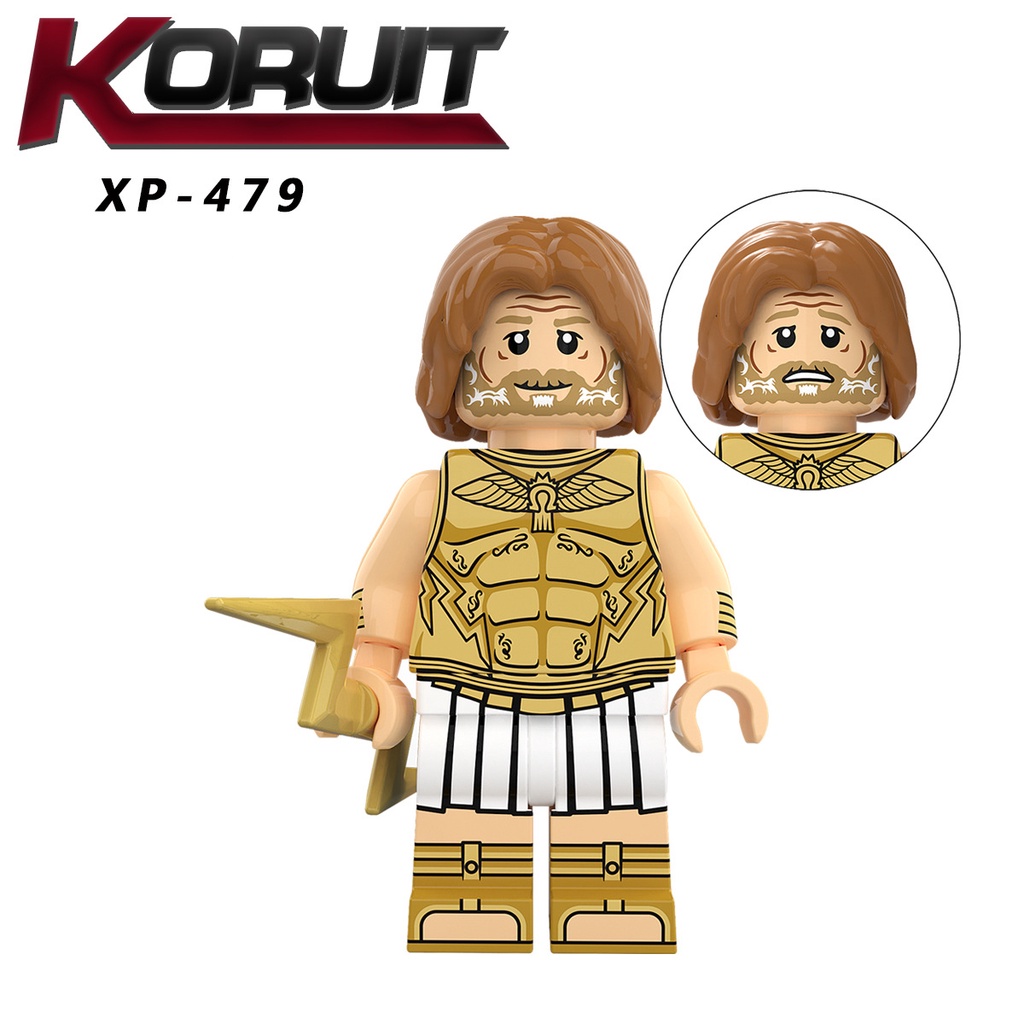 Mô Hình Nhân Vật Zeus Gergroot Marvel avengers nano minifigures