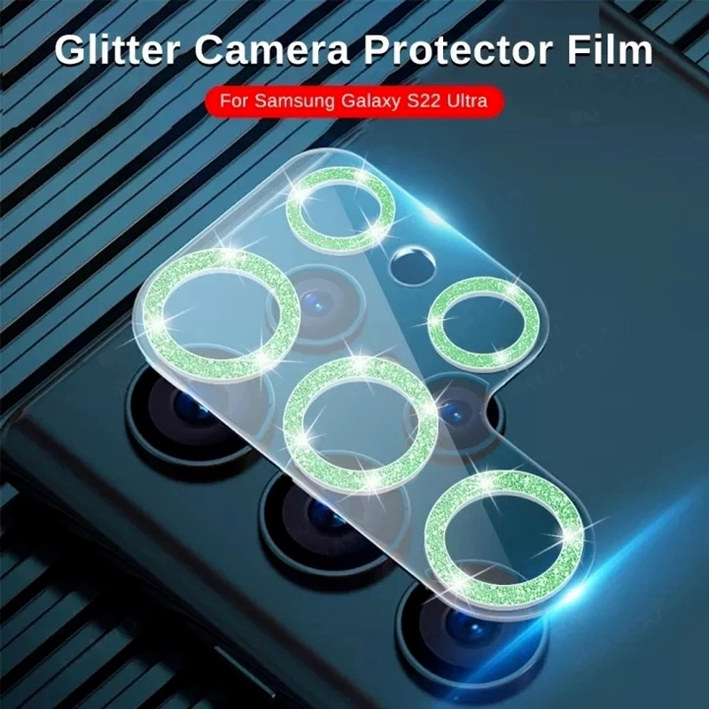 Ốp Bảo Vệ Ống Kính Máy Ảnh 3D Cho Samsung Galaxy S22 Ultra/ Camera