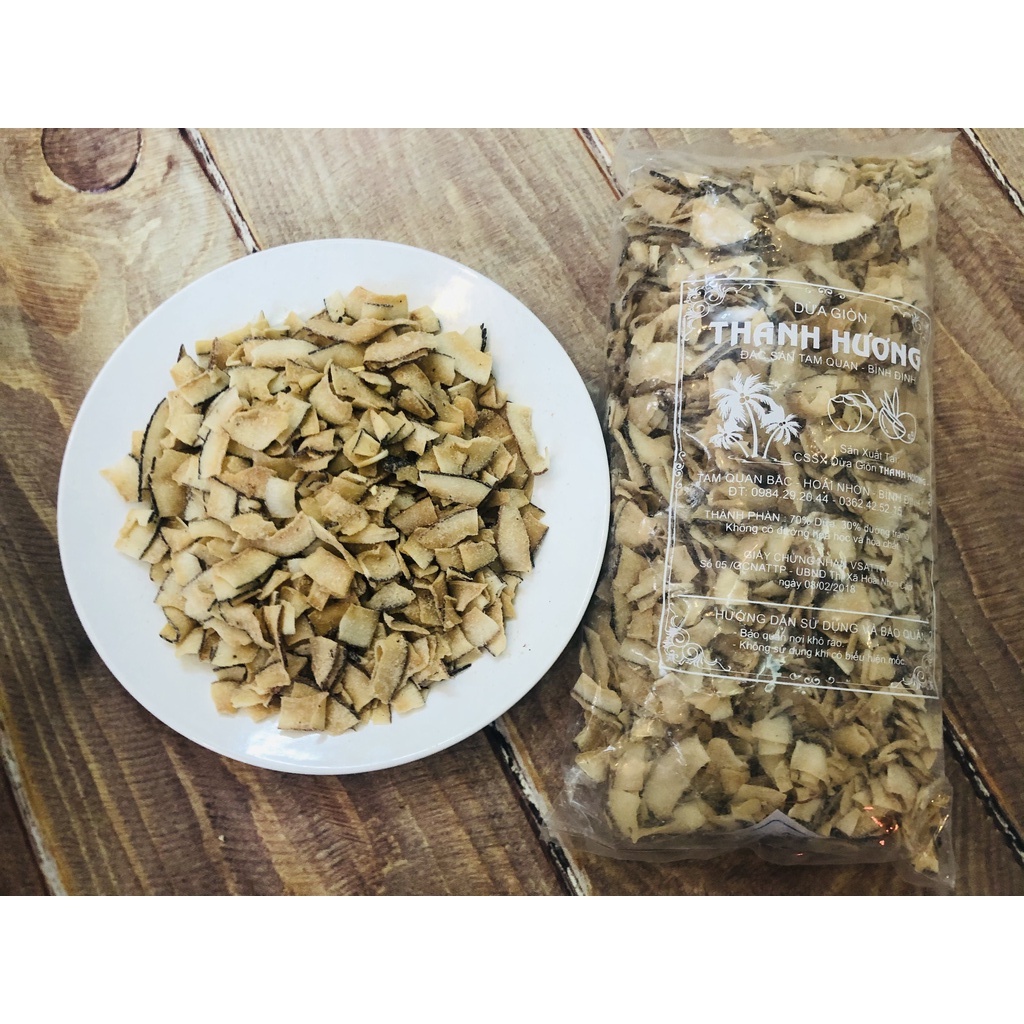 100g dừa sấy giòn thơm ngon