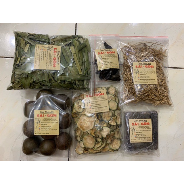 Nguyên Liệu Sâm Bí Đao - Set Nấu 50 Lít ( Tặng kèm hạt chia)