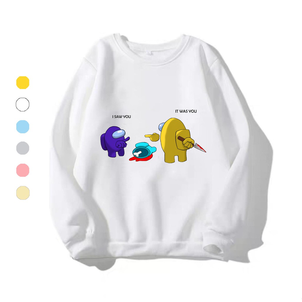 [FREESHIP_50K] Áo Sweater nam nữ chui đầu in hình Among Us độc đáo, giữ ấm tốt - DS80 | BigBuy360 - bigbuy360.vn