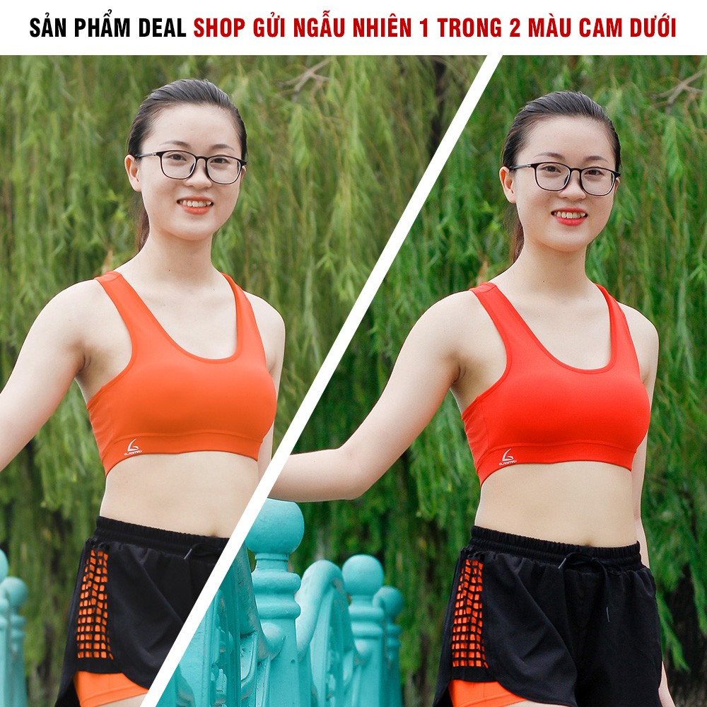 Bra thể thao cho tập gym, yoga, chạy bộ có sẵn mút ngực (Không Đổi - Trả)