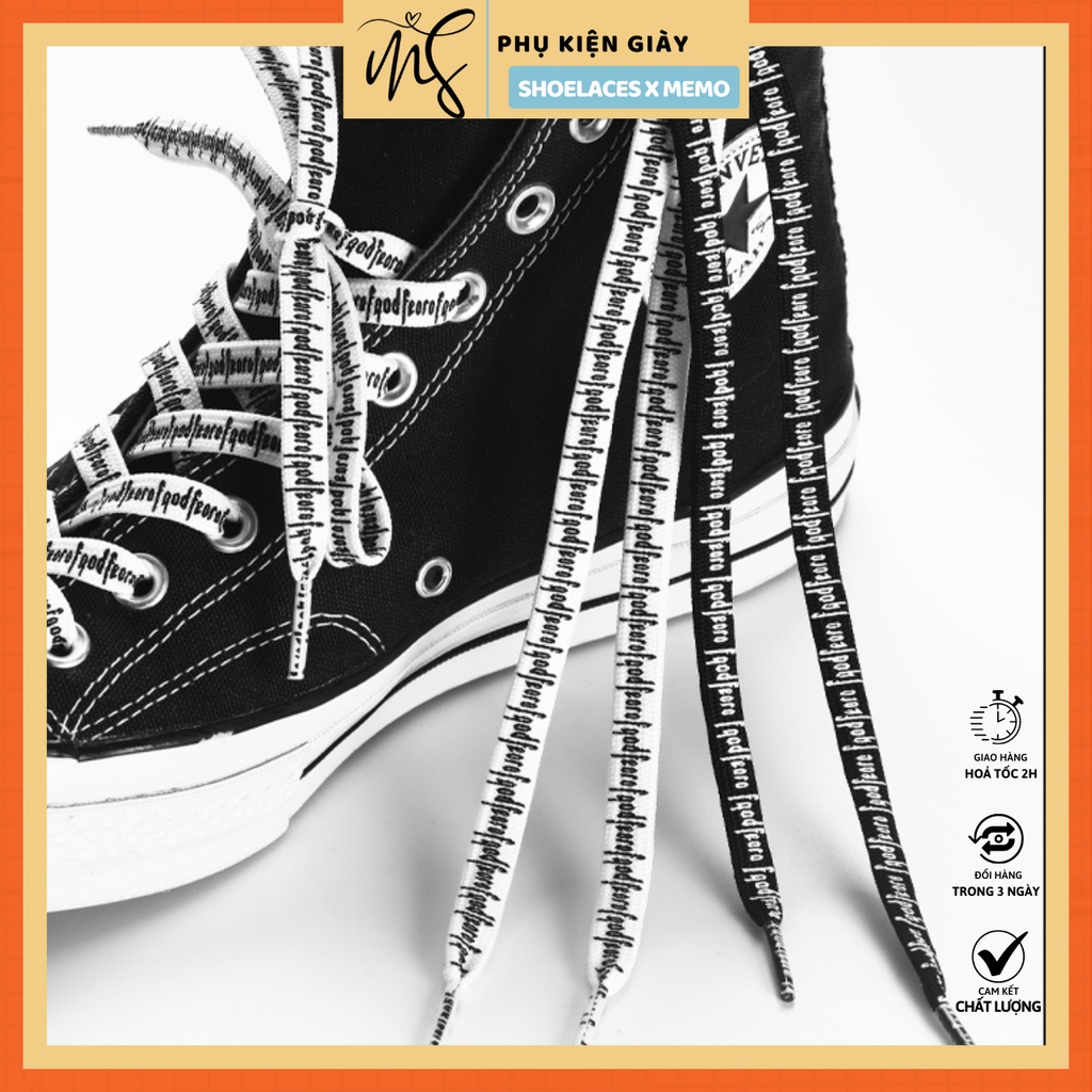 Dây giày Vans fog era 95 Shoelaces x Memo