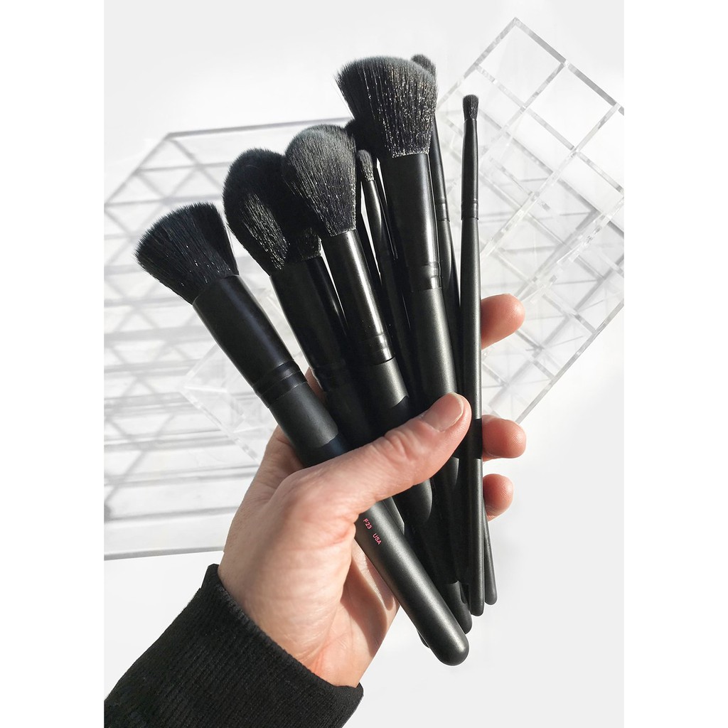 BỘ CỌ 10 CÂY KÈM BAO DA AOA PLUSH Faux Mink Brush Set