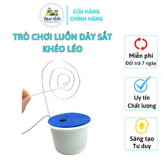 Đồ chơi khoa học STEAM tự làm trò chơi luồn dây sắt khéo léo, kích thích sáng tạo và trí tuệ