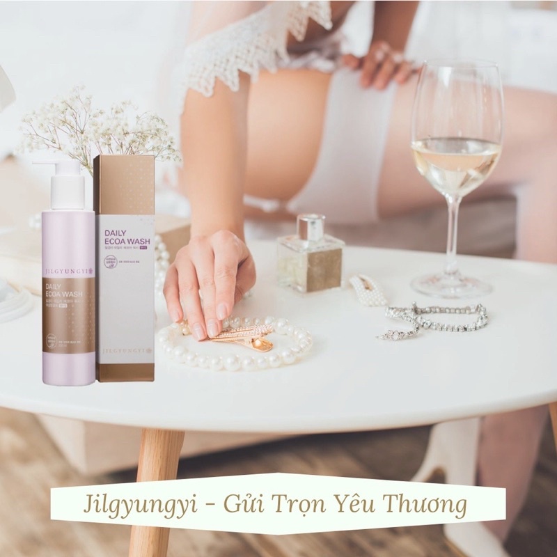 [Chính hãng] Gel Dung dịch vệ sinh phụ nữ JilGyungYi Daily Ecoa Wash 200ml