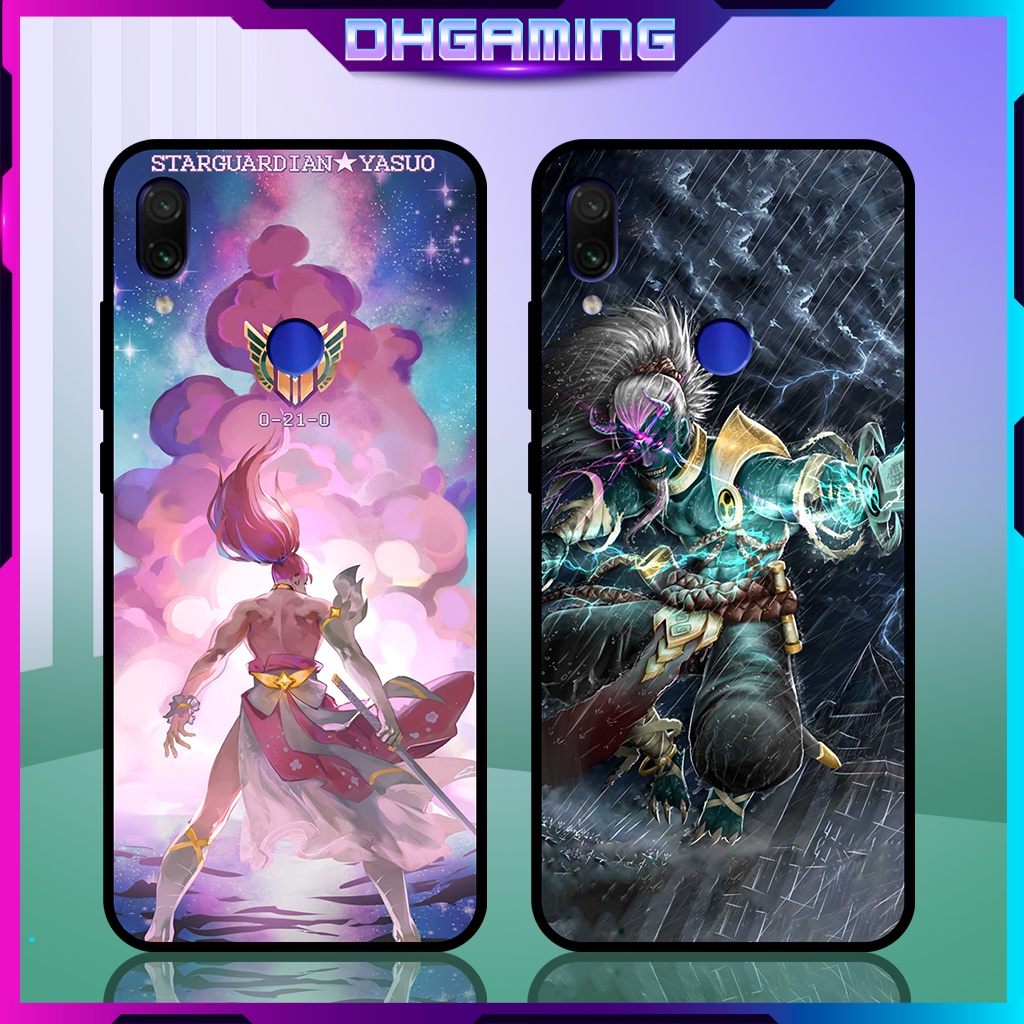 Ốp điện thoại XIAOMI REDMI 7 - NOTE 7 in hình game liên minh Yasuo Vệ binh tinh tú và  Yasuo Demon- 