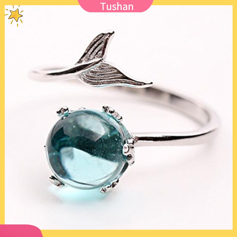 Nhẫn nữ đính đá phong cách thời trang điều chỉnh được