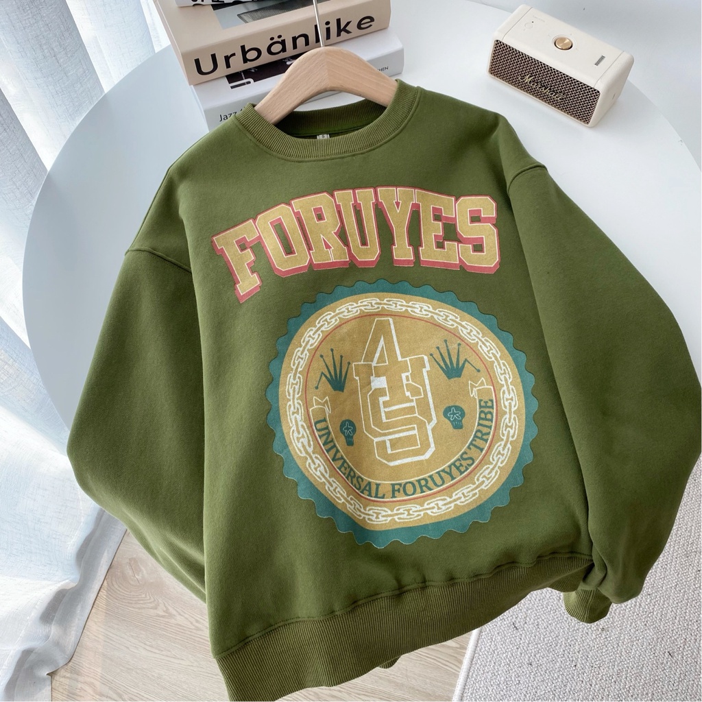 Áo nỉ sweater , áo lông Swetter 4US, unisex , thiết kế đẹp, chất vải dày dặn phối đồ cực trend