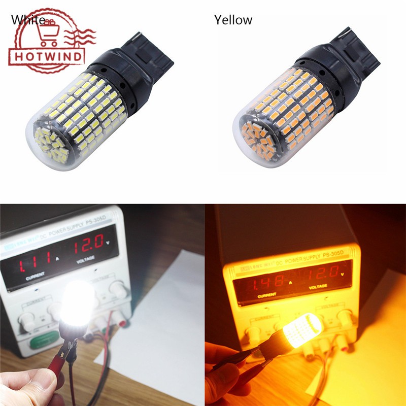 Đèn LED tín hiệu chống sương mù HW T20 3014 144smd cho xe hơi