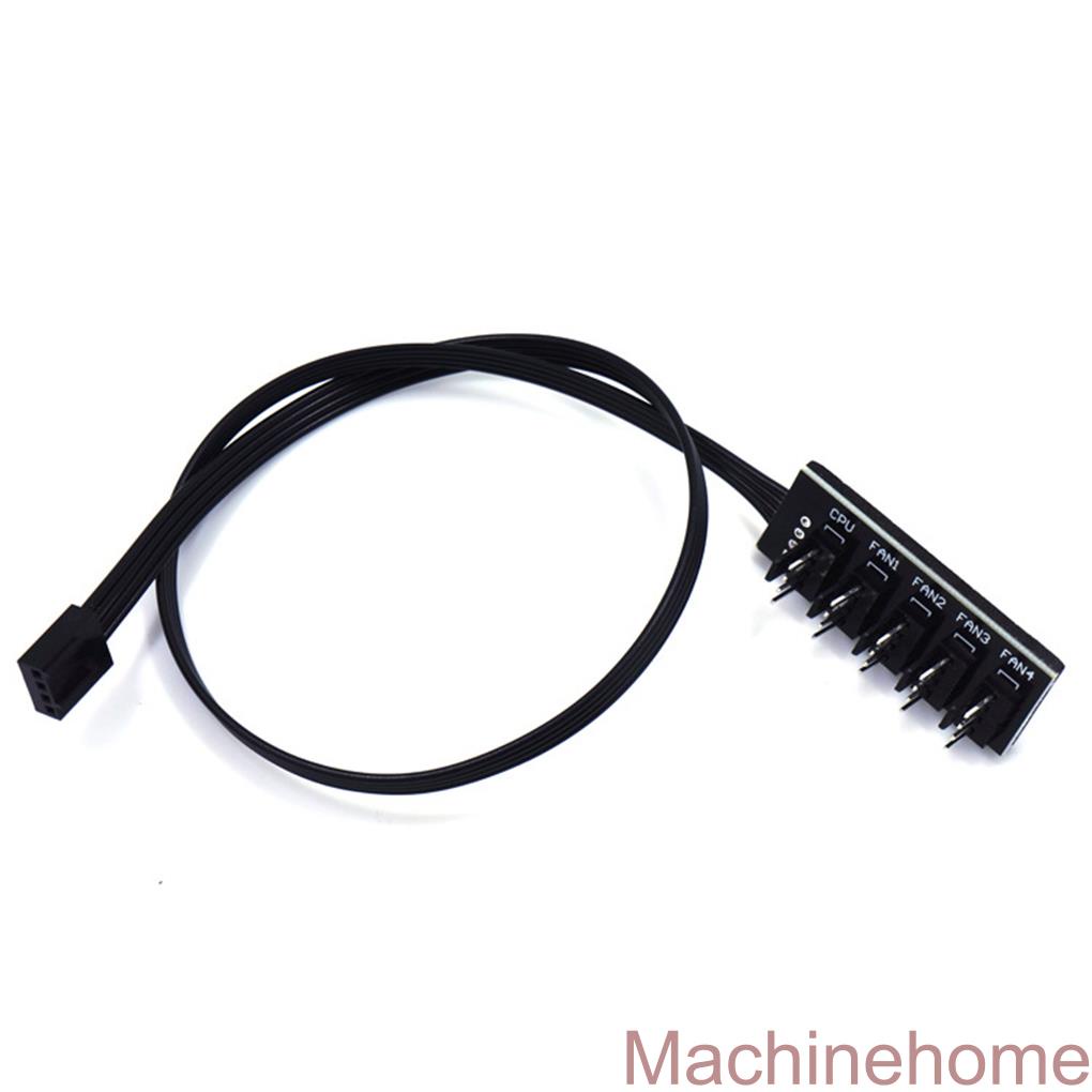MC-1 to 5 4-Pin TX4 PWM CPU Cooler Case Splitter 3/4pin PWM Chasis Cooling Fan Cable Hub Adapter