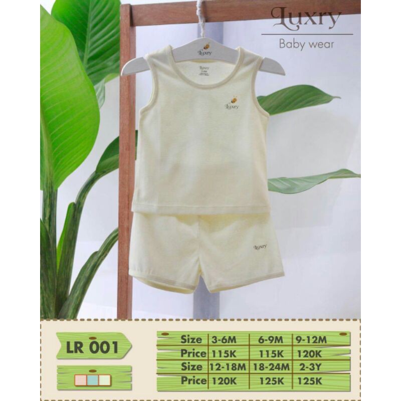 Bộ ba lỗ Luxry sợi tre thông hơi