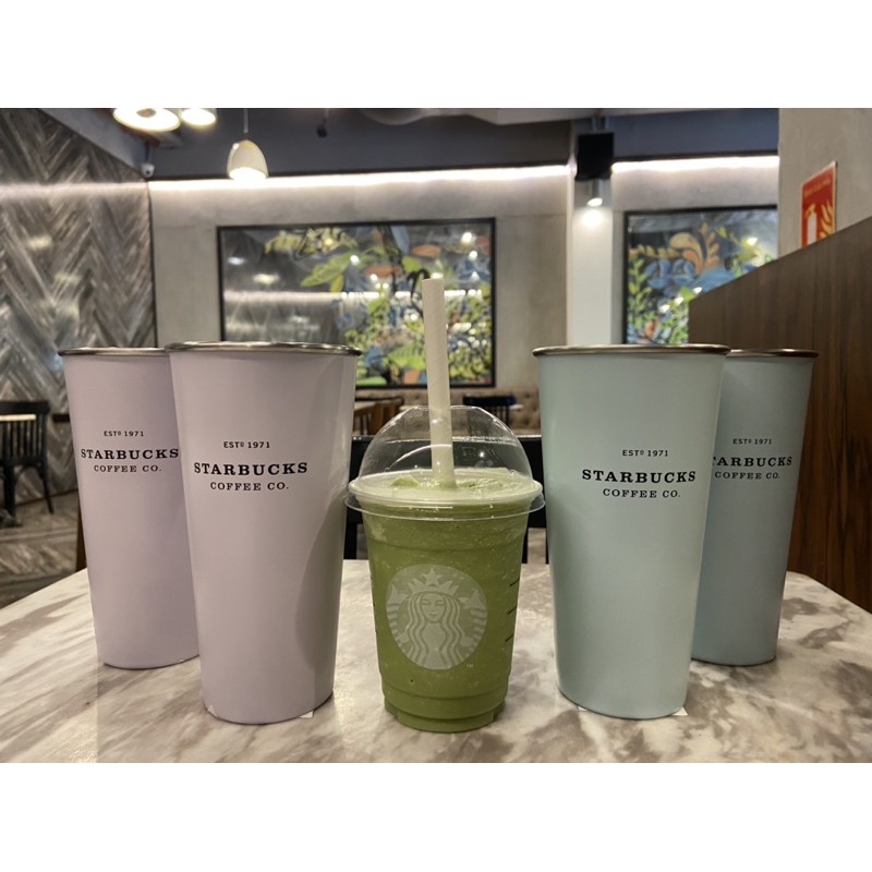 Ly inox giữ nhiệt 480ml màu Pastel ( màu phấn ) Starbucks