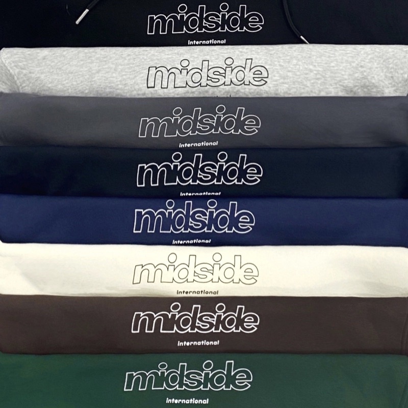 ÁO LOGO HOODIE MIDSIDE ( 8 MÀU )