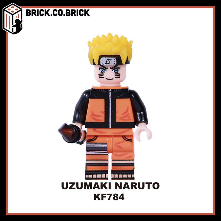 Jiraiya Itachi Sasuke Naruto Kakashi Đồ Chơi Lắp Ráp Anime Ninja Mô Hình  Minifigure KF6078