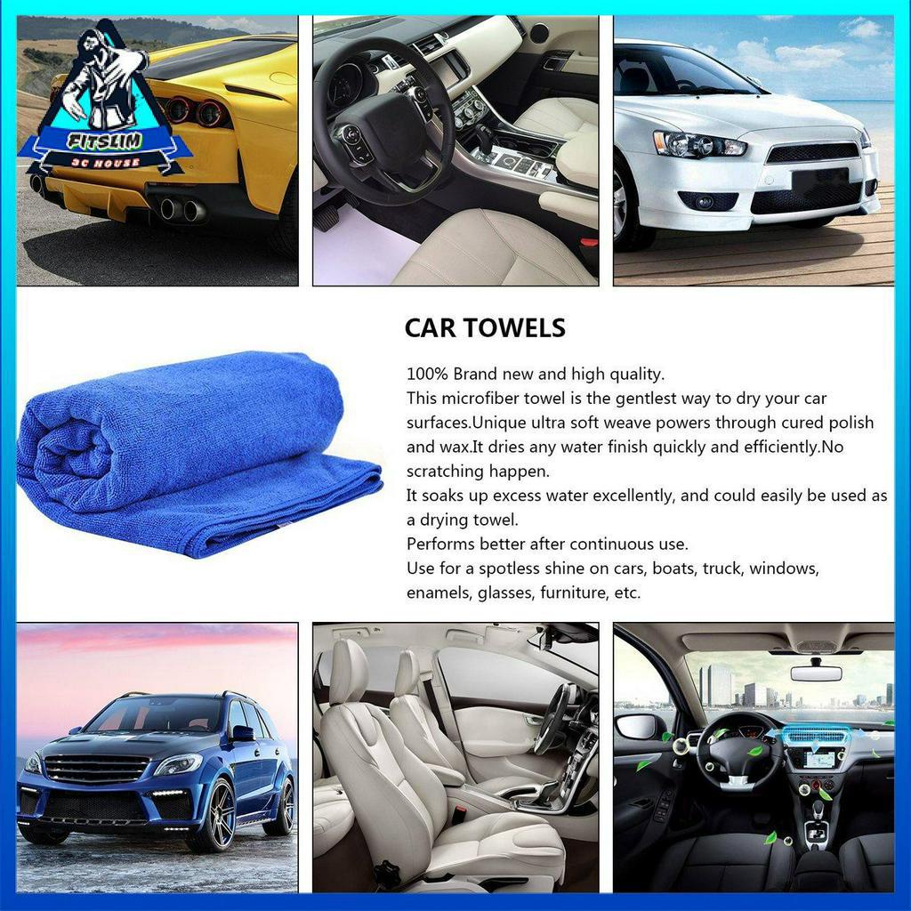 Khăn Lau Xe Hơi Mềm Mại Thấm Hút Tốt 30*60