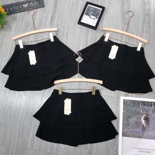 Chân váy xoè hai tầng