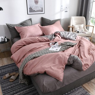 Bộ chăn ga gối cotton poly 4 món