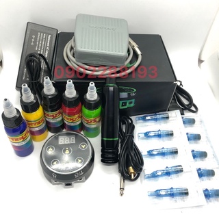 Combo Bộ Máy Pen Cao Cấp❤️Freeship❤️ Tattoo phun xăm Thẩm mỹ chất lượng