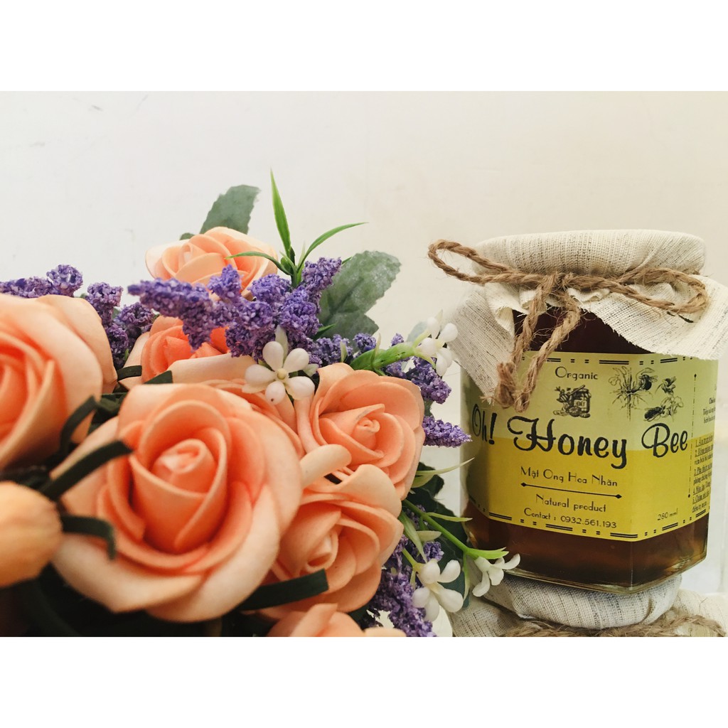 Mật Ong Hoa Nhãn - 500ml - Mật Ong Việt - Oh Honey Bee