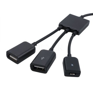 Đầu chia Micro USB ra 3 cổng USB cao cấp