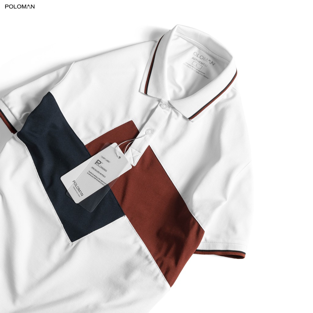 Áo Polo nam cổ bẻ phối NOLEX,vải cá sấu Cotton xuất xịn,chuẩn form, sang trọng - thanh lịch - POLOMAN | BigBuy360 - bigbuy360.vn