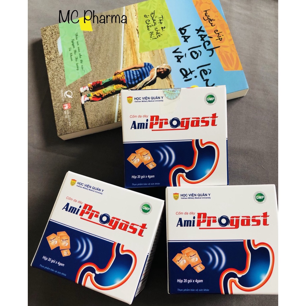 Cốm dạ dày Ami Progast Học viện quân y hộp 20 gói