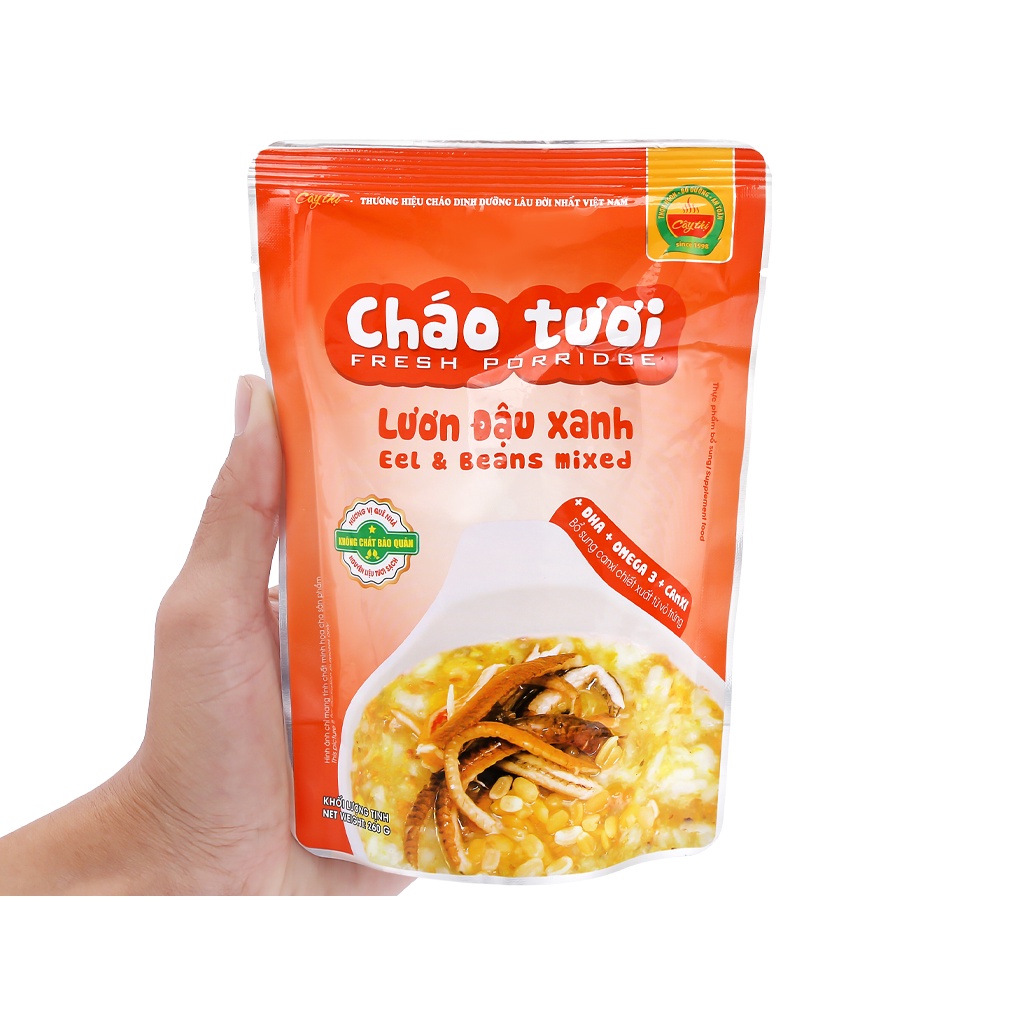 Cháo tươi lươn đậu xanh Cây Thị gói 260g