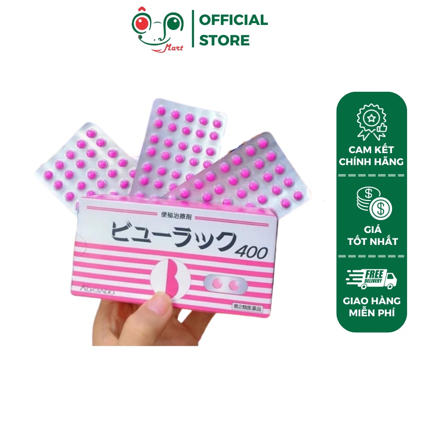 Tách Lẻ 1 Vỉ Viên Uống Detox Nhuận Tràng, Giảm Táo Bón Kokando Nhật Bản - Vỉ 50 Viên