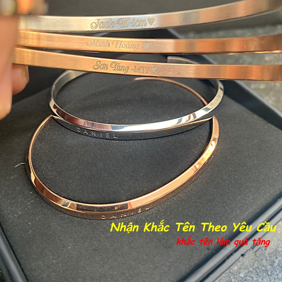 Vòng Tay Cuff CK Khắc Tên Theo Yêu Cầu [ BH 1 Năm]