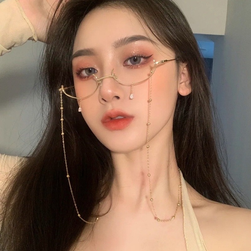 Dây đeo khẩu trang đính hạt/ngọc trai chống thất lạc cho nữ