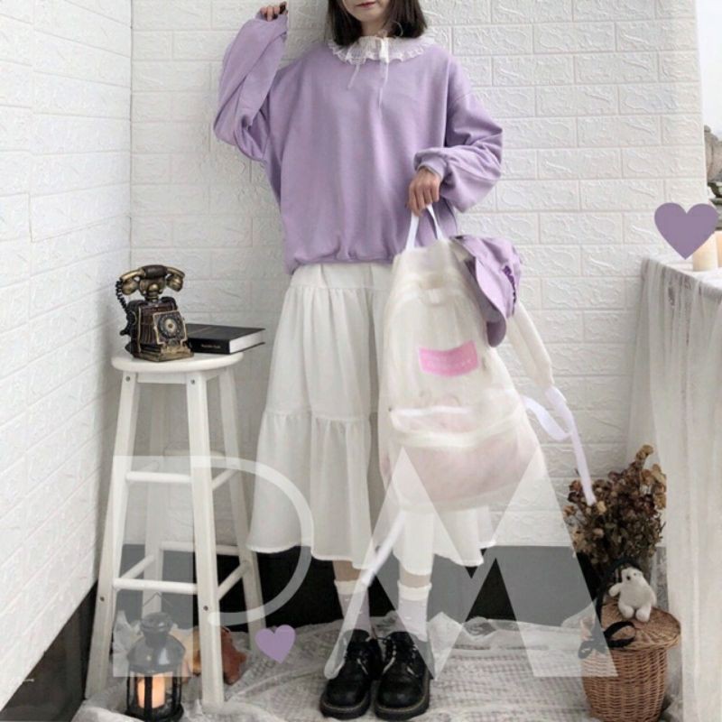 CHÂN VÁY VOAN XOÈ 2 LỚP