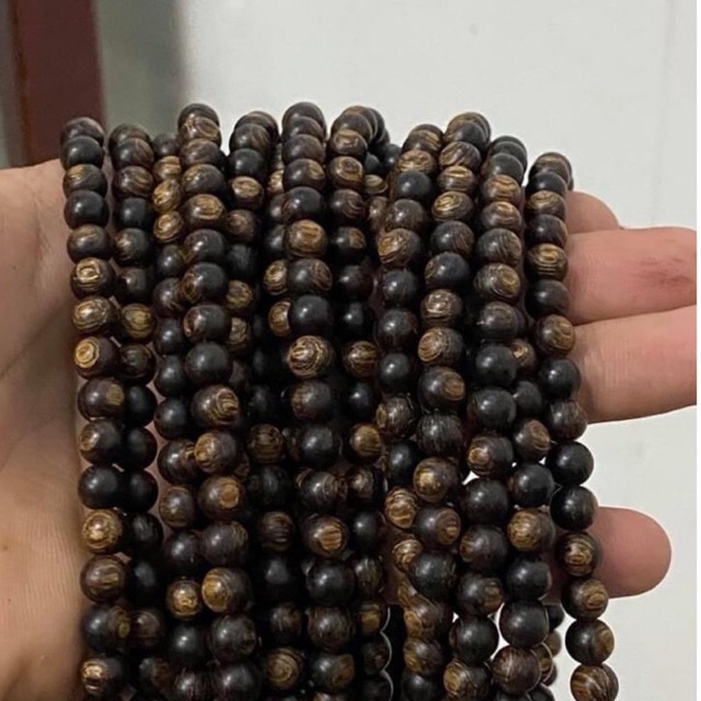 Chuỗi Trầm Hương Sánh Chìm 108 Hạt - Vòng Gỗ Phong Thuỷ - Vòng Tay Nam Nữ Loại Đẹp Tự Nhiên