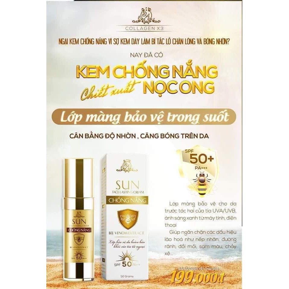 KEM CHỐNG NẮNG COLLAGEN X3 ĐÔNG ANH