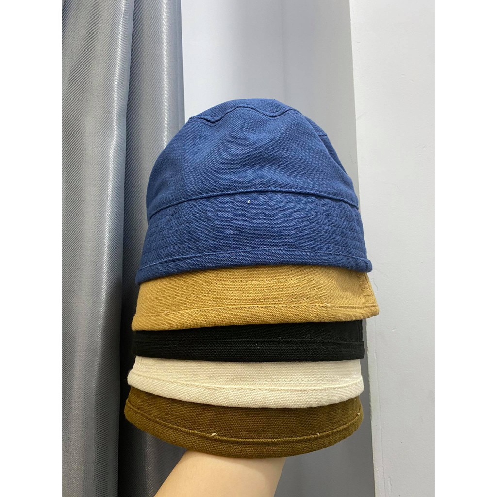 Nón Bucket Trơn Vành Cụp, Phong Cách Basic Unisex (Kèm Ảnh Thật Shop Chụp)