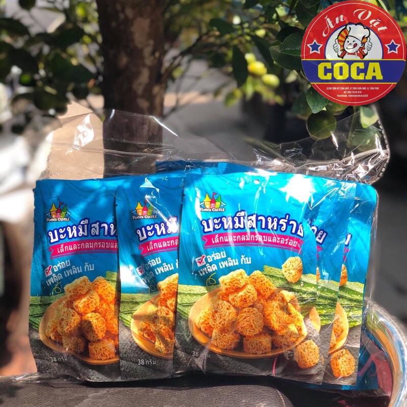 LỐC 12 GÓI SNACK MÌ VIÊN VỊ GÀ CAY / RONG BIỂN