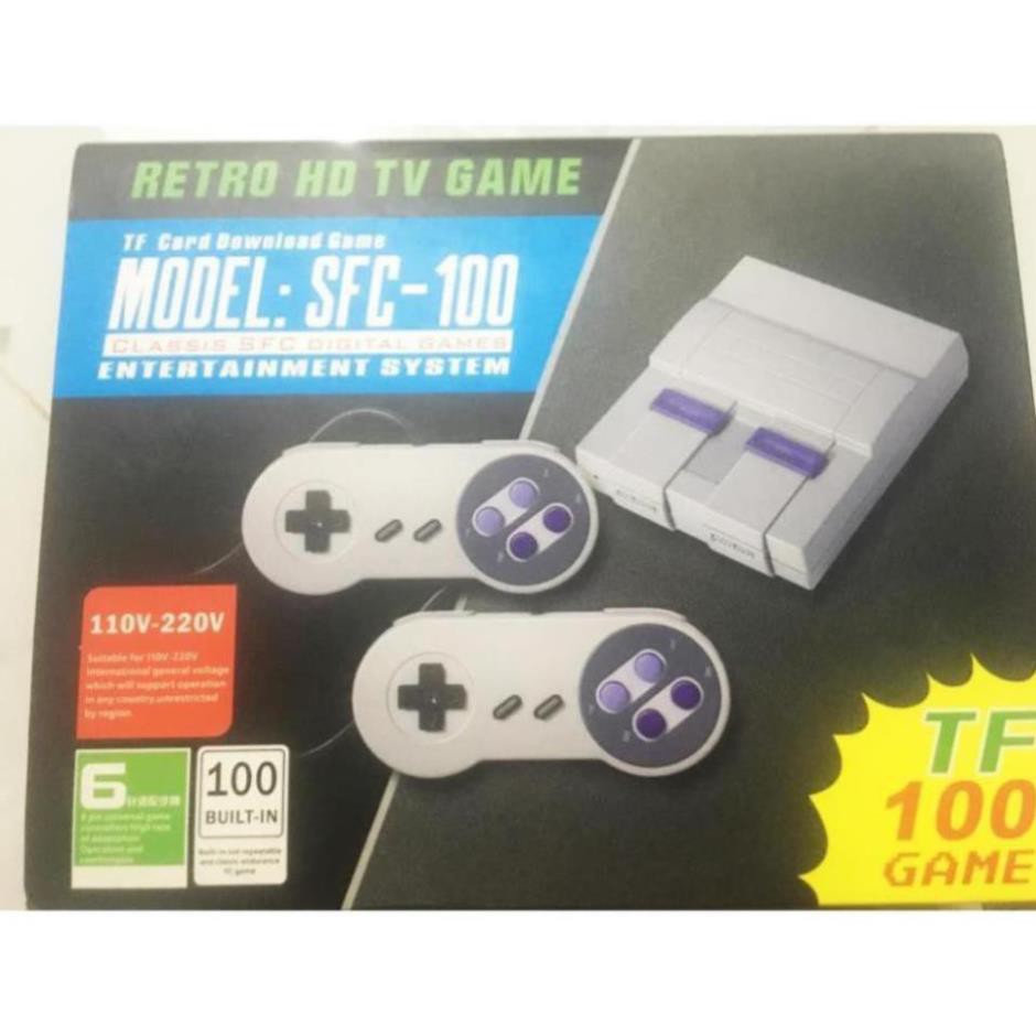 Máy chơi game 8 bit HDMI SUPER mini SN-02 Có 821 trò chơi trong thẻ nhớ - SNES HDMI 821 trò không tr
