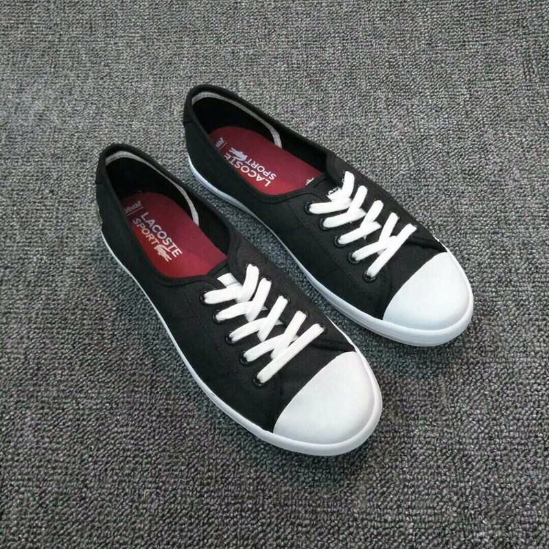 Giày vải nữ thời trang bản đơn giản năm màu tự chọn lacoste