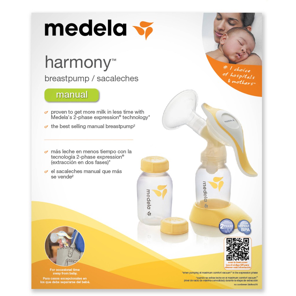 { SALE221 } Máy hút sữa cầm tay hiệu quả nhất hiện nay Medela Harmony - có sẵn chế độ massage và hút ( Hàng NEW )