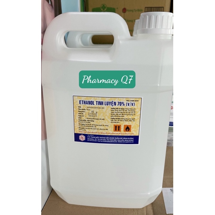 CAN 5 LÍT CỒN 70 ĐỘ SÁT KHUẨN TINH LUYỆN CÔNG TY CỔ PHẦN DƯỢC PHẨM OPC RỬA TAY KHÔ, SÁT KHUẨN BỀ MẶT, DỤNG CỤ