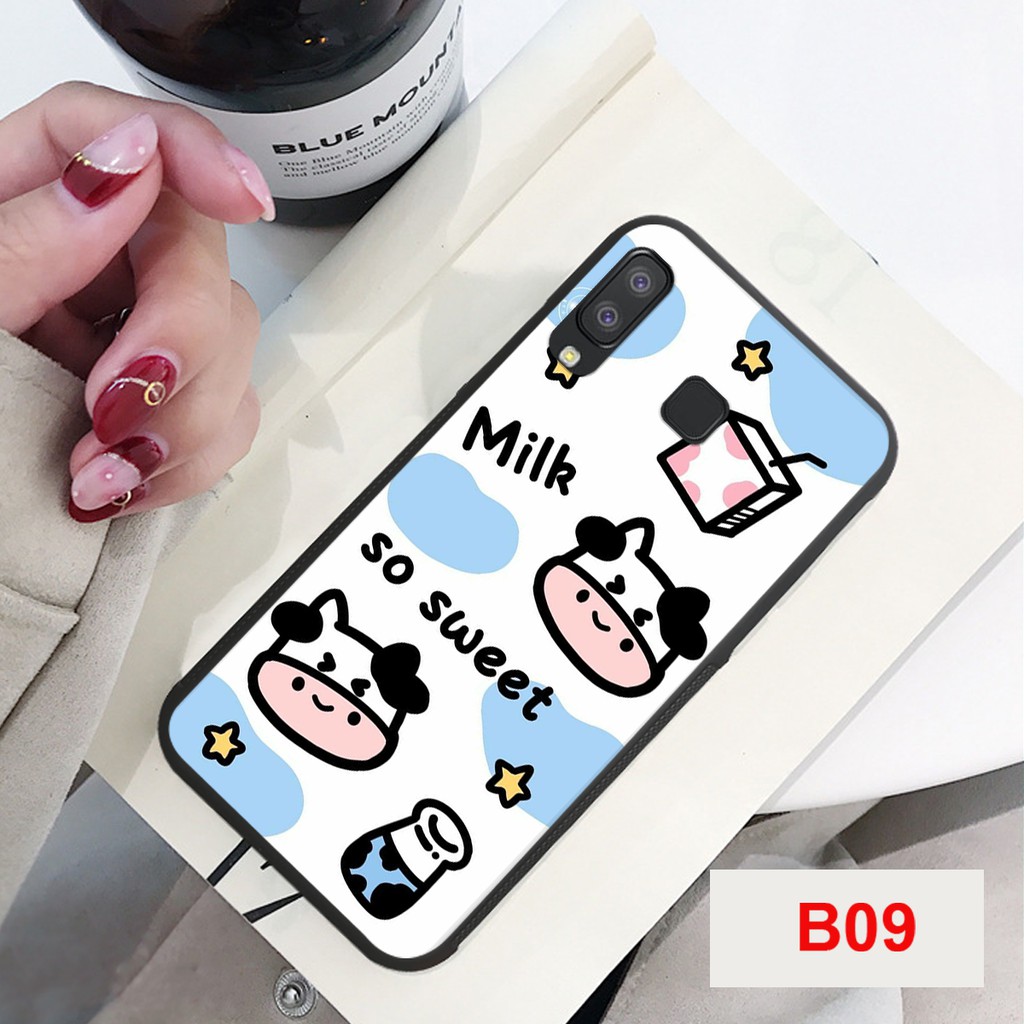 ỐP LƯNG SAMSUNG A8 STAR IN HÌNH CHÚ BÒ SỮA ĐÁNG YÊU-CHẤT LƯỢNG TỐT