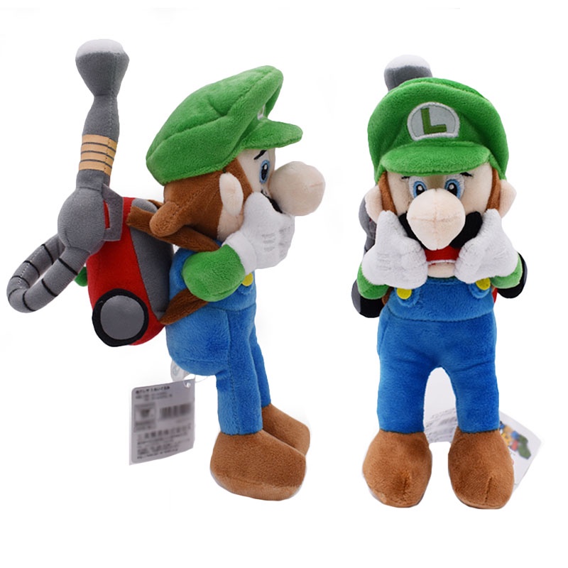 28cm Hàng Mới Về Super Mario Luigi Sang Trọng Đồ Chơi Kinh Dị Luigi Có Thẻ Búp Bê Biệt Thự 2 Luigi S